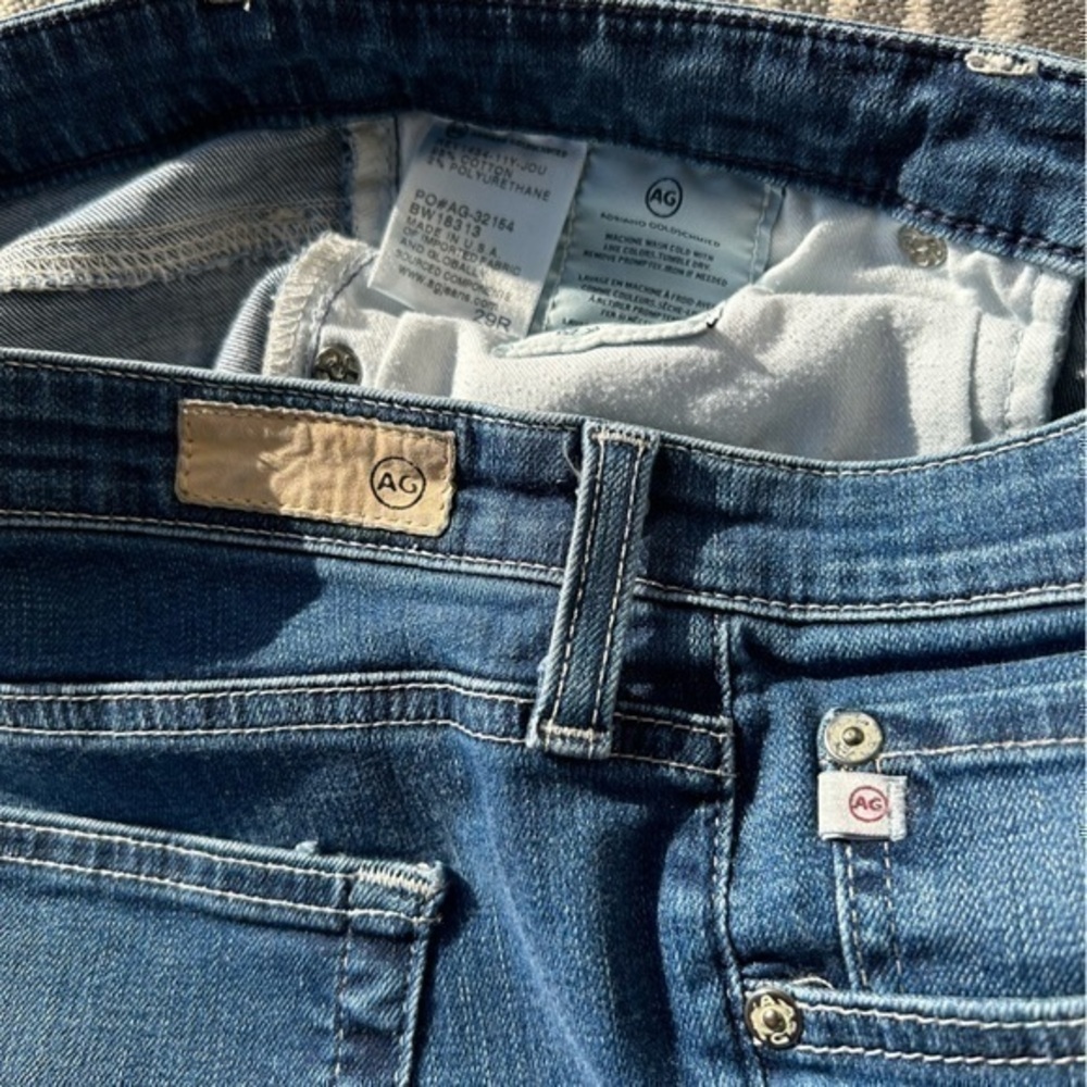 โจAG Adriano Goldschmied The Prima cigarette blue jeans ๐ 29 Ag-ed denim - Picture 14 of 14
